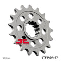 FRONT SPROCKET JTF1404.17 JT, BMW 520 Chain Conversion