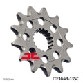 FRONT SPROCKET JTF1443.13SC JT, Self-Cleaning