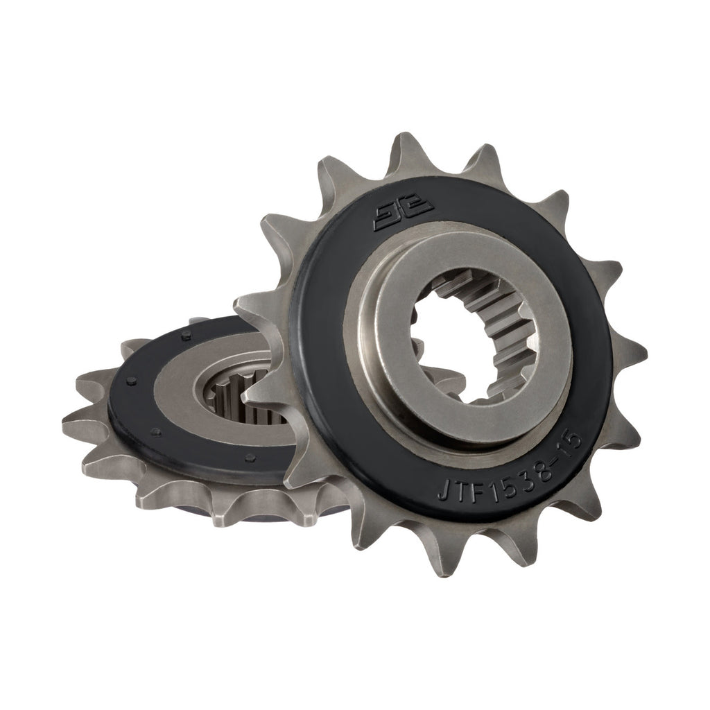 FRONT SPROCKET JTF1538.15RB JT, OE Rubber Cushioned