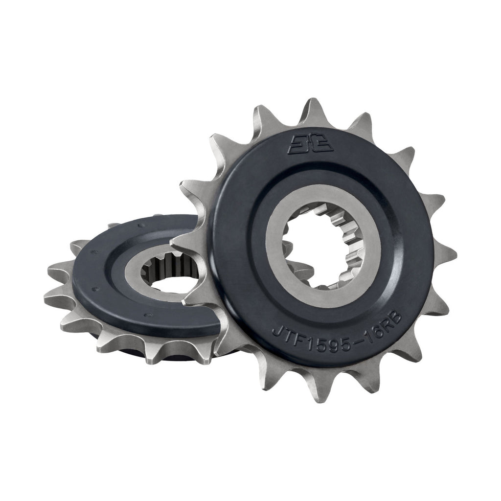 FRONT SPROCKET JTF1595.16RB JT, OE Rubber Cushioned