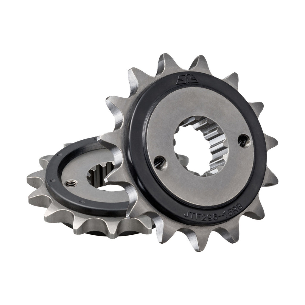 FRONT SPROCKET JTF296.15RB JT, OE Rubber Cushioned