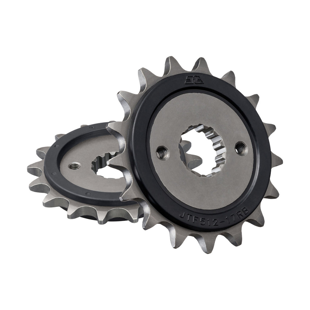 FRONT SPROCKET JTF512.17RB JT, OE Rubber Cushioned