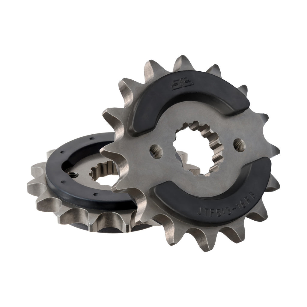 FRONT SPROCKET JTF513.16RB JT, OE Rubber Cushioned