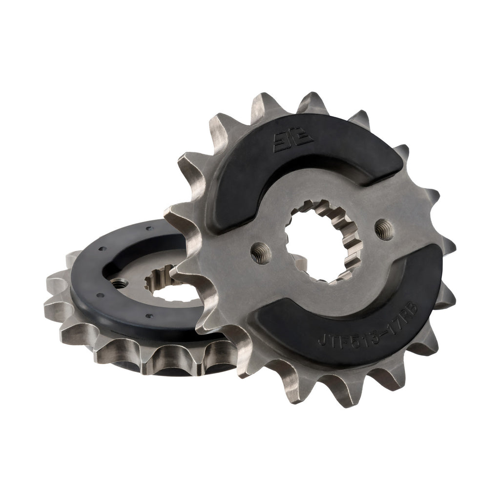 FRONT SPROCKET JTF513.17RB JT, OE Rubber Cushioned