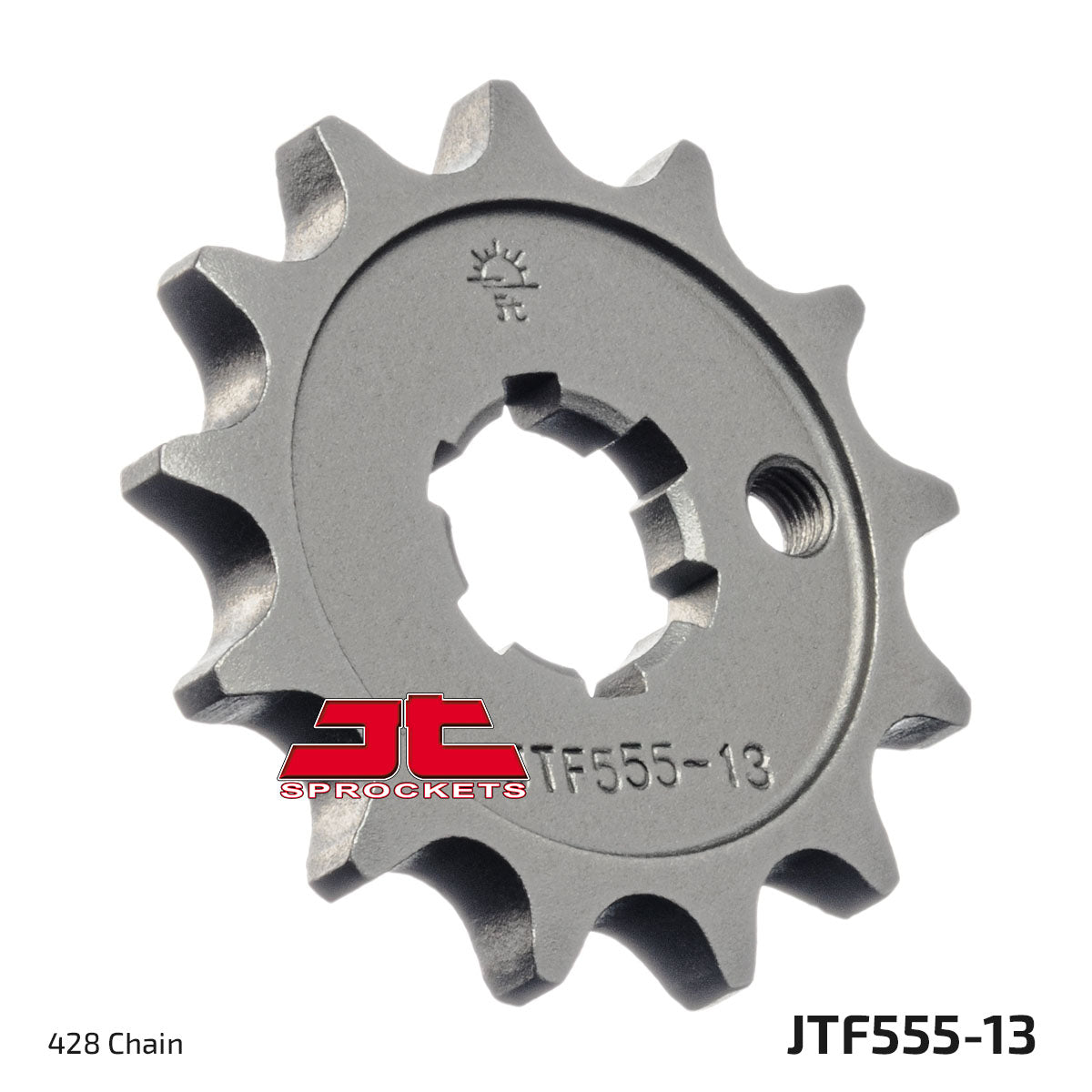 FRONT SPROCKET JTF555.13 JT, 428 Chain conversion