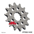 FRONT SPROCKET JTF565.14SC JT, Self-cleaning grooves & Light, SF565-14