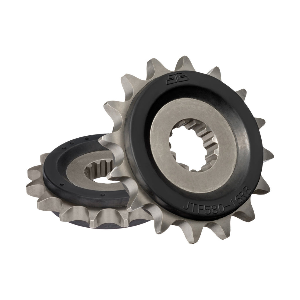 FRONT SPROCKET JTF580.16RB JT, OE Rubber Cushioned