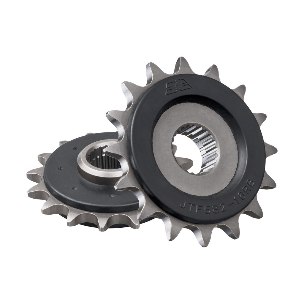 FRONT SPROCKET JTF582.16RB JT, OE Rubber Cushioned