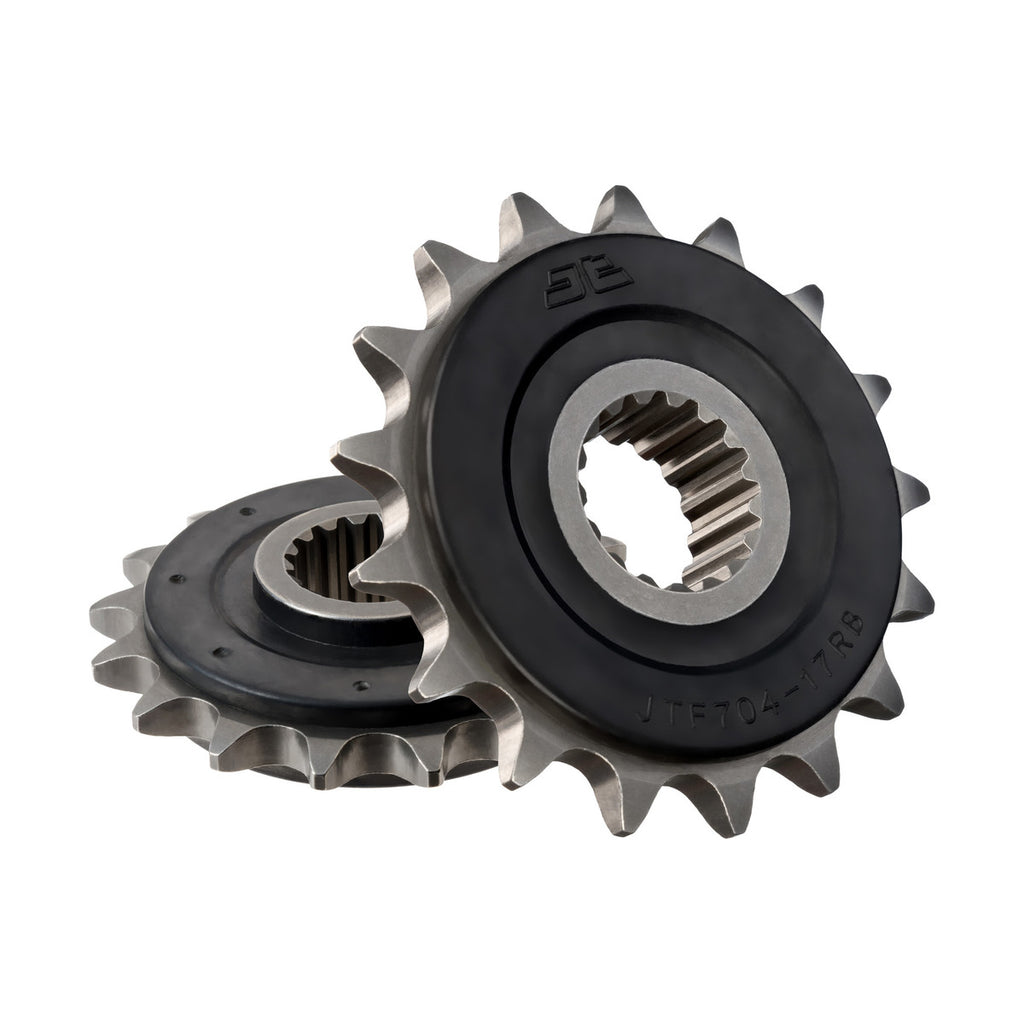 FRONT SPROCKET JTF704.17RB JT, OE Rubber Cushioned