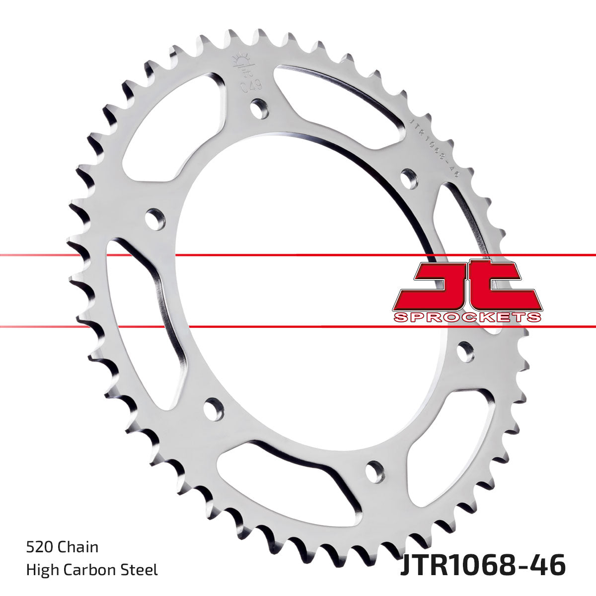 REAR SPROCKET JTR1068.46 JT SILVER