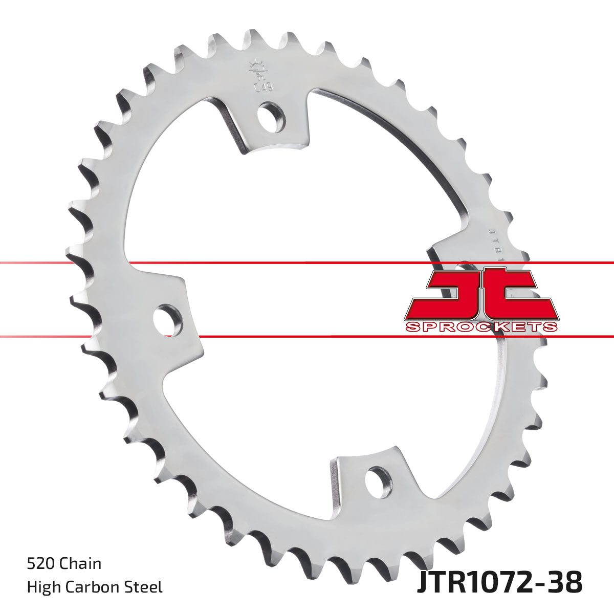 REAR SPROCKET JTR1072.38 JT, 520 CHAIN,KYMCO 250cc