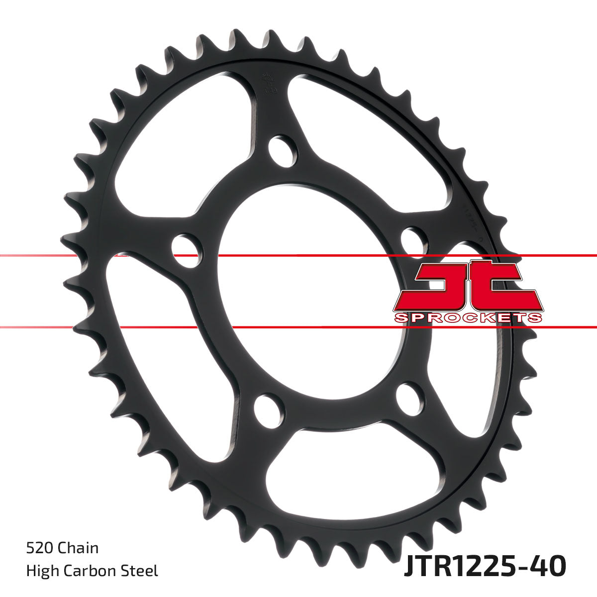 REAR SPROCKET JTR1225.40 STEEL, ROAD