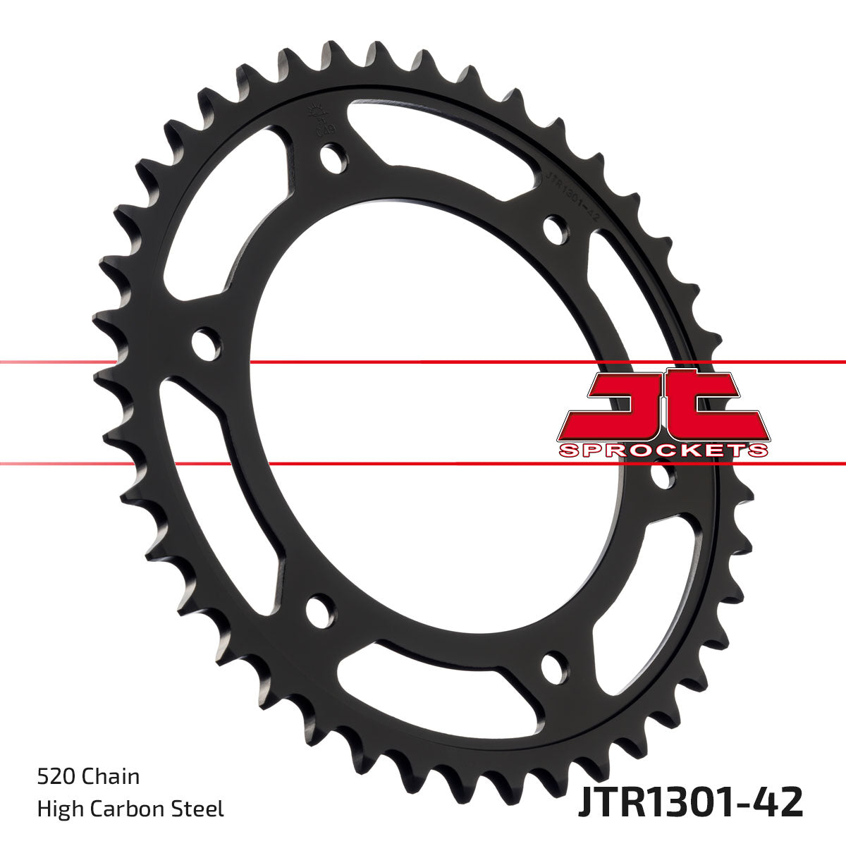 REAR SPROCKET STEEL JTR1301.42, CRF300 L/LA 41201-K1T-E10