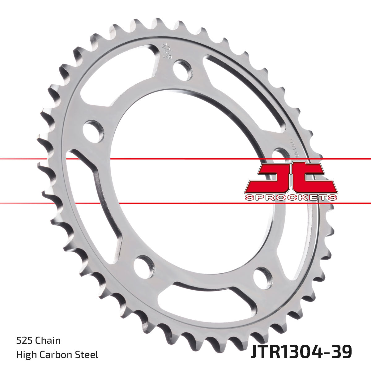 REAR SPROCKET STEEL JTR1304.39, HONDA ROAD CHAIN TYPE 50
