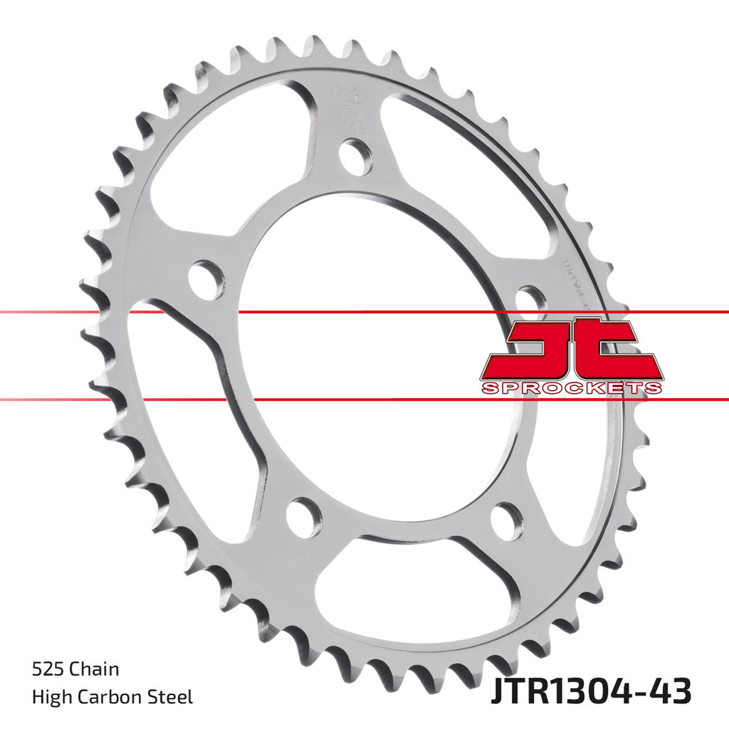 REAR SPROCKET STEEL JTR1304.43, HONDA ROAD