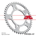 REAR SPROCKET STEEL JTR1304.47 SILVER, HONDA ROAD CHAIN TYPE 50