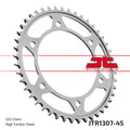 REAR SPROCKET STEEL JTR1307.45, HONDA ROAD CHAIN TYPE 525