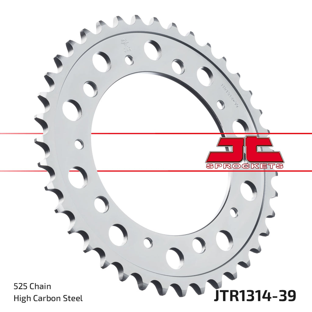 REAR SPROCKET JTR1314.39 STEEL, HONDA ROAD