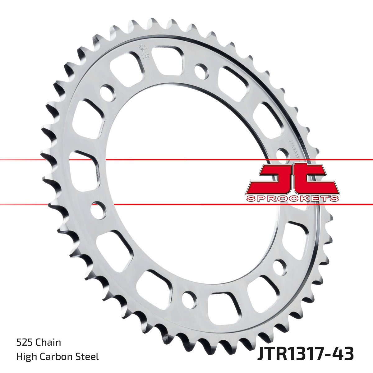 REAR SPROCKET JTR1317.43, 525 CHAIN