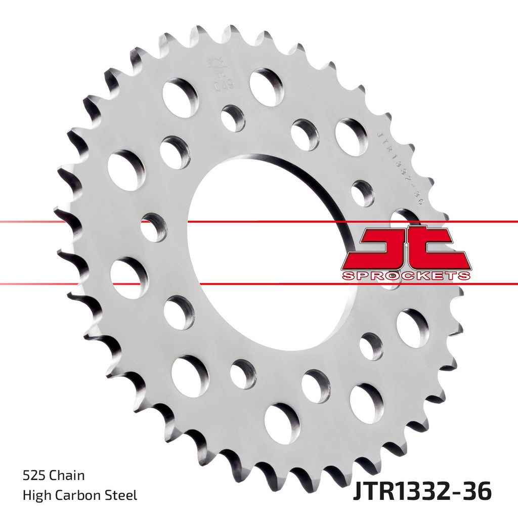 REAR SPROCKET JTR1332.36 STEEL, HONDA ROAD