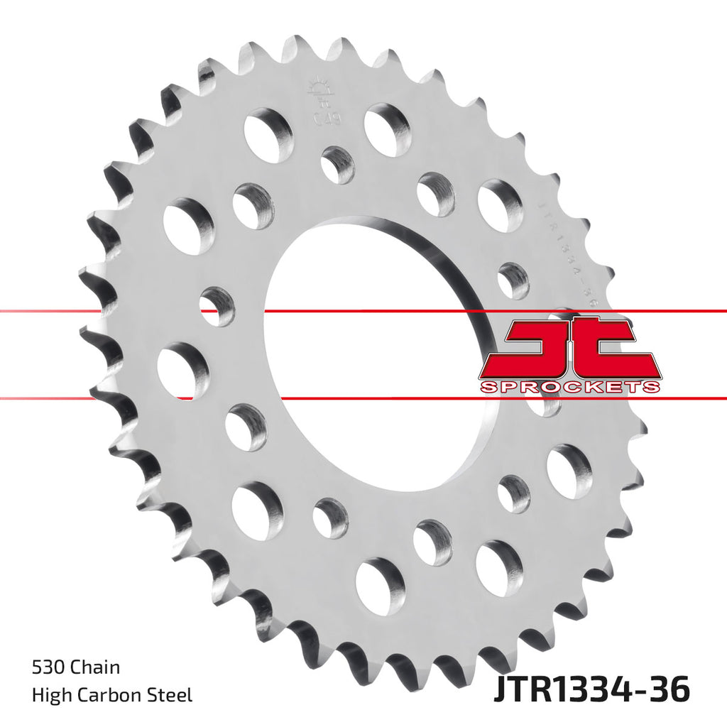REAR SPROCKET JTR1334.36 STEEL, HONDA ROAD
