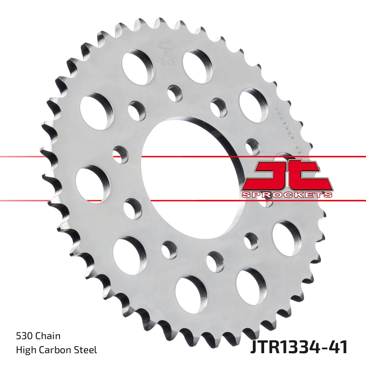 REAR SPROCKET JTR1334.41 STEEL, HONDA ROAD