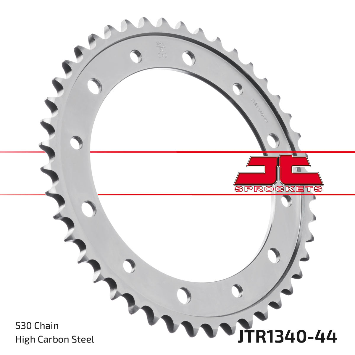 REAR SPROCKET JTR1340.44 STEEL, HONDA ROAD
