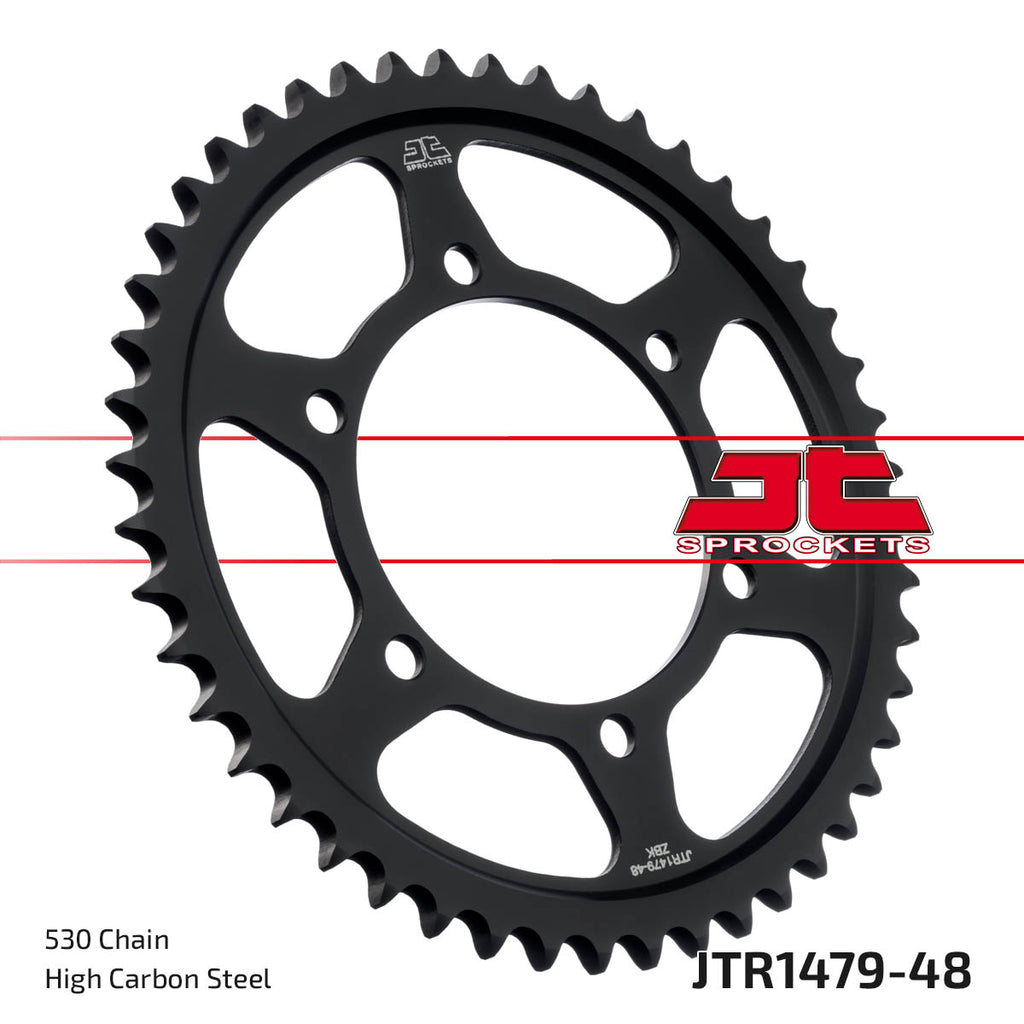 REAR SPROCKET STEEL HARD ZBK, C45 INDUCTION JTR1479.48ZBK