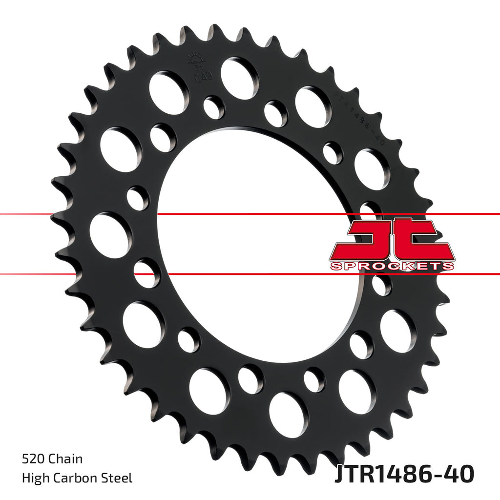 REAR SPROCKET STEEL JTR1486.40, HONDA ROAD