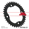 REAR SPROCKET STEEL JTR1760.37, BLACK, SR1760-37