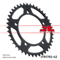 REAR SPROCKET STEEL JTR1793.42, CHAIN CONVERSION 520