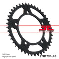 REAR SPROCKET STEEL JTR1793.43, CHAIN CONVERSION 520