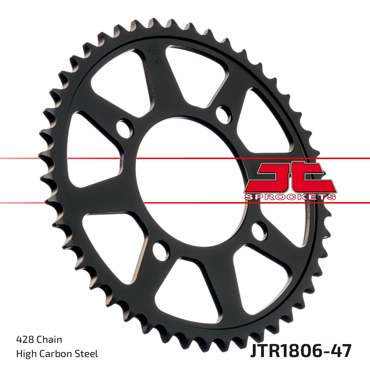 REAR SPROCKET STEEL JTR1806.47