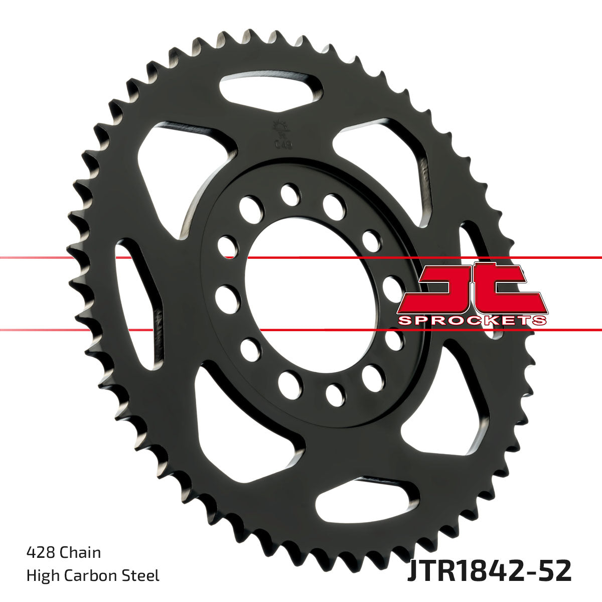 REAR SPROCKET JTR1842.52 STEEL SR1842-52