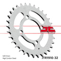 REAR SPROCKET JTR1910.32 JT SILVER, 520 PITCH, 32 TEETH