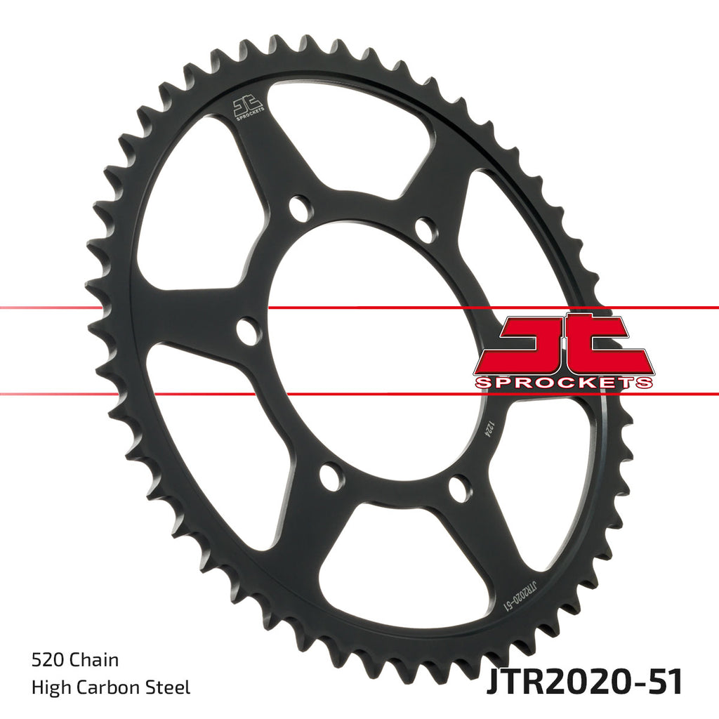 REAR SPROCKET JTR2020.51 STEEL, ROAD