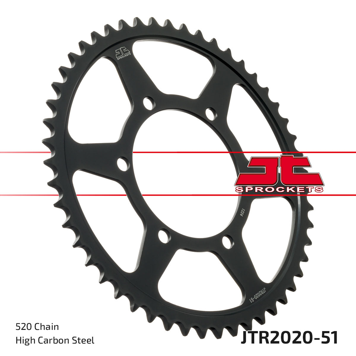 REAR SPROCKET JTR2020.51 STEEL, ROAD