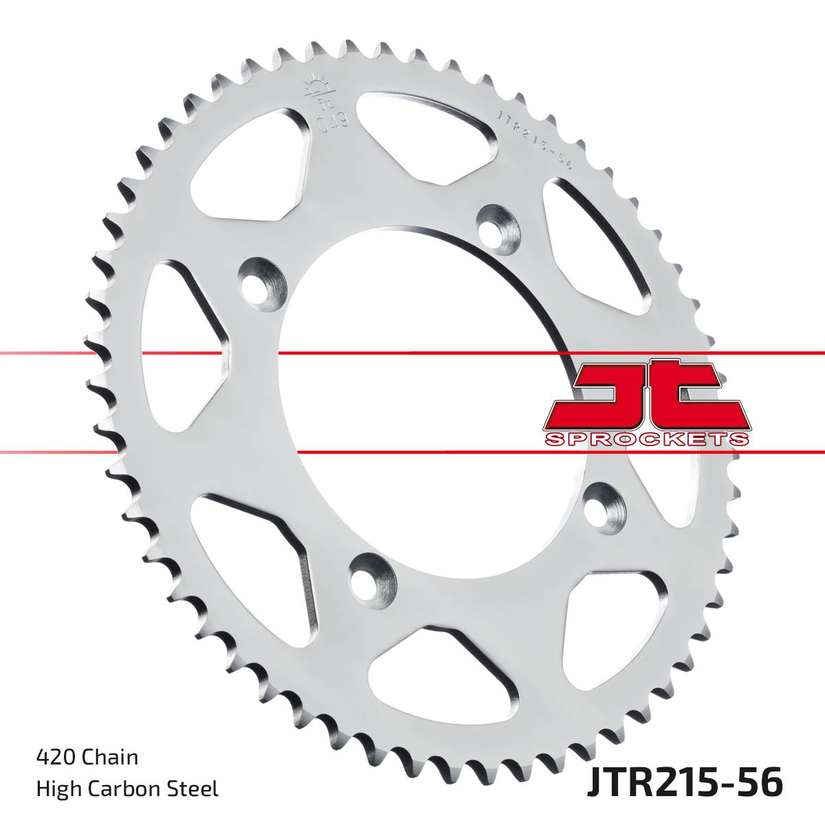 REAR SPROCKET STEEL JTR215.56 SR215-56