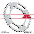 REAR SPROCKET STEEL JTR217.49, 428 Chain Conversion CR80/85, SR217-49