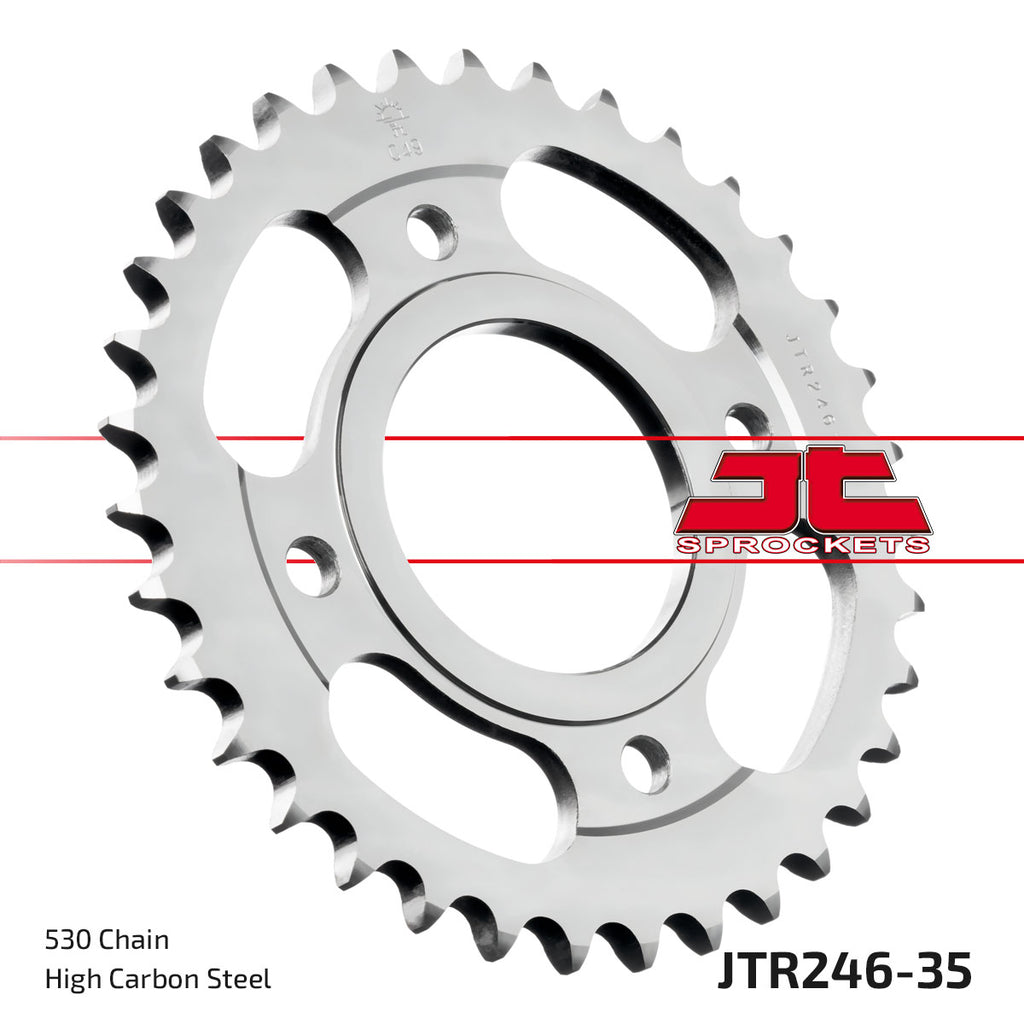REAR SPROCKET JTR246.35 STEEL, HONDA ROAD