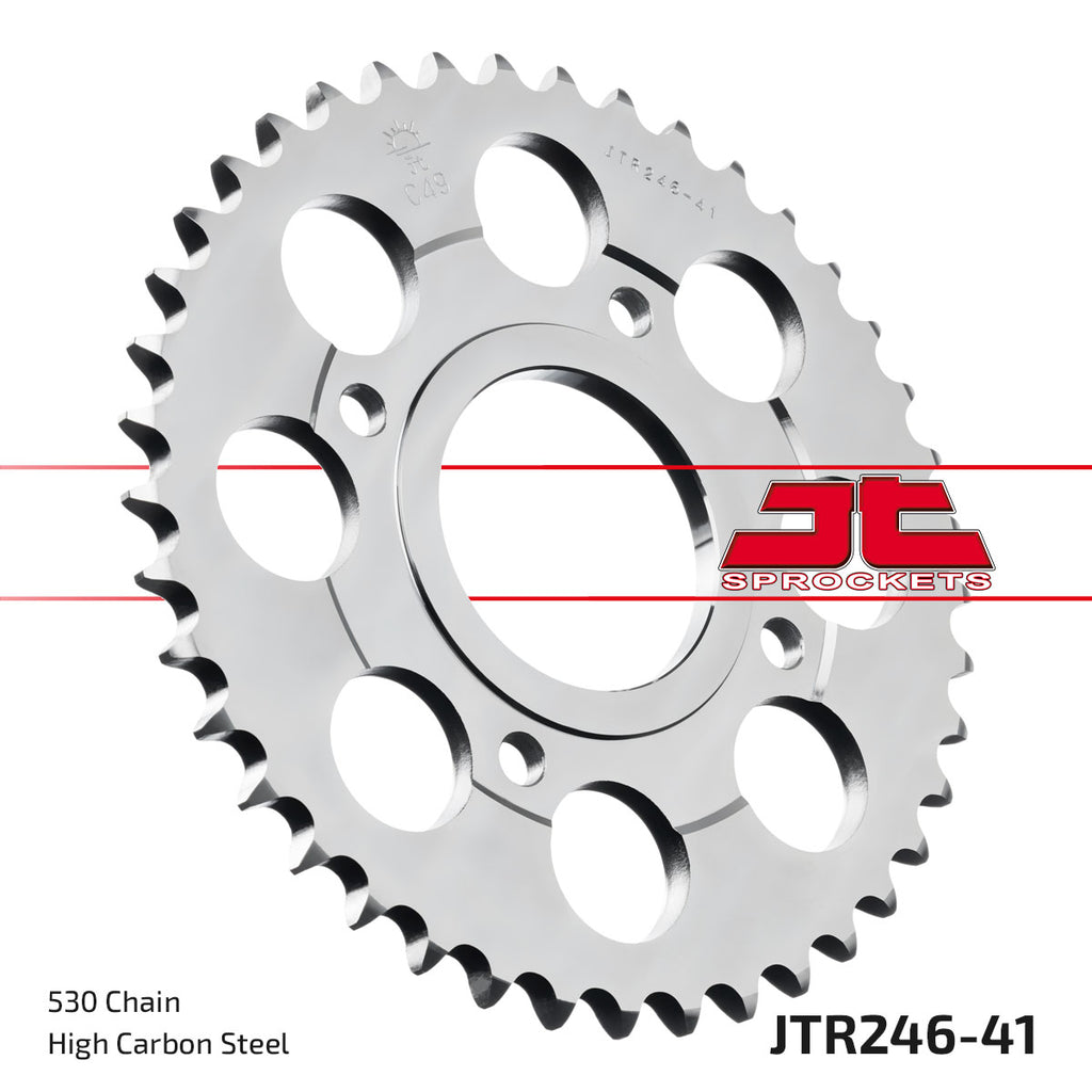 REAR SPROCKET JTR246.41 STEEL, HONDA ROAD