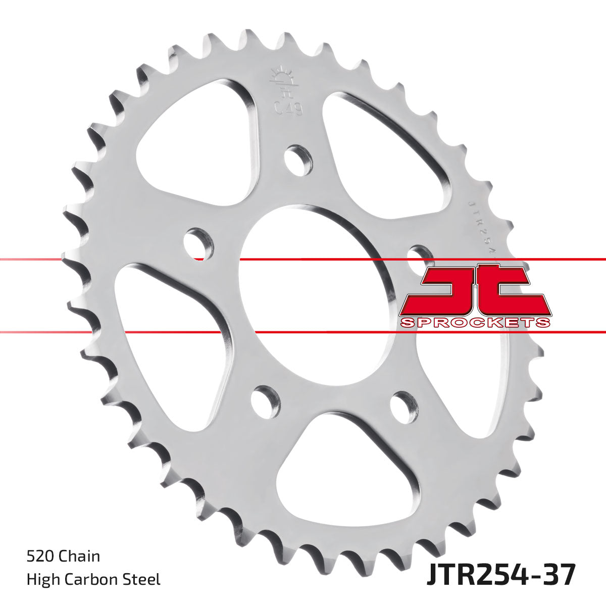 REAR SPROCKET JTR254.37 STEEL
