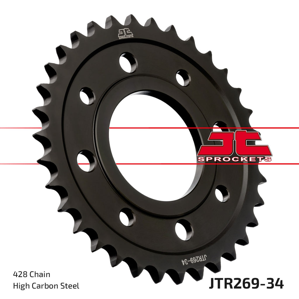REAR SPROCKET JTR269.34 JT 428 BLACK