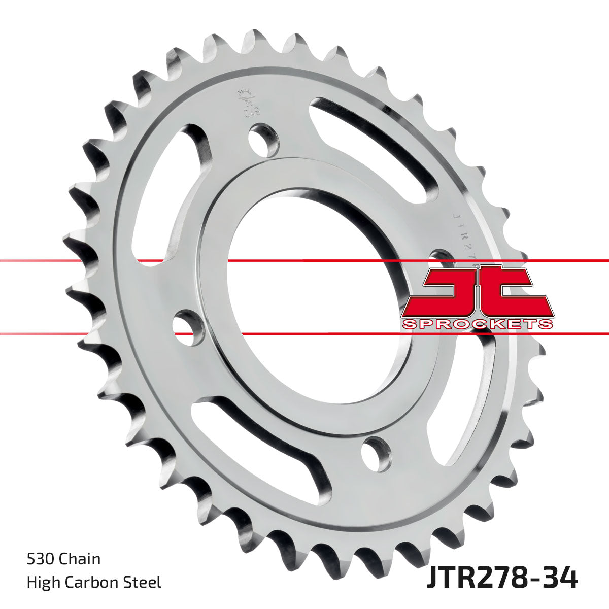 REAR SPROCKET JTR278.34 STEEL, HONDA ROAD JT