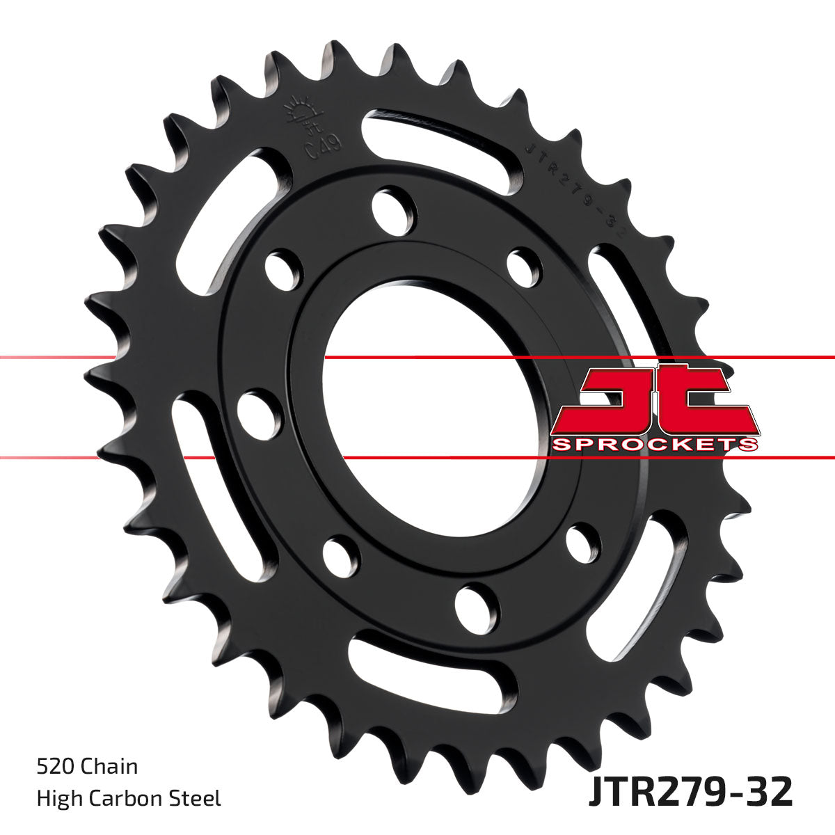 REAR SPROCKET JTR279.32 STEEL, HONDA ROAD JT