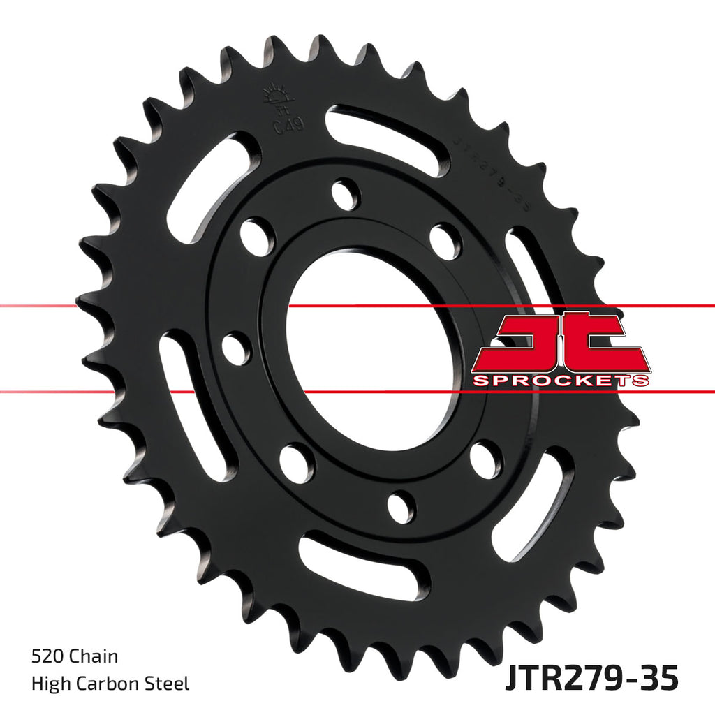REAR SPROCKET JTR279.35 STEEL, HONDA ROAD