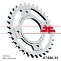 REAR SPROCKET JTR280.33 STEEL SILVER, HONDA ROAD JT