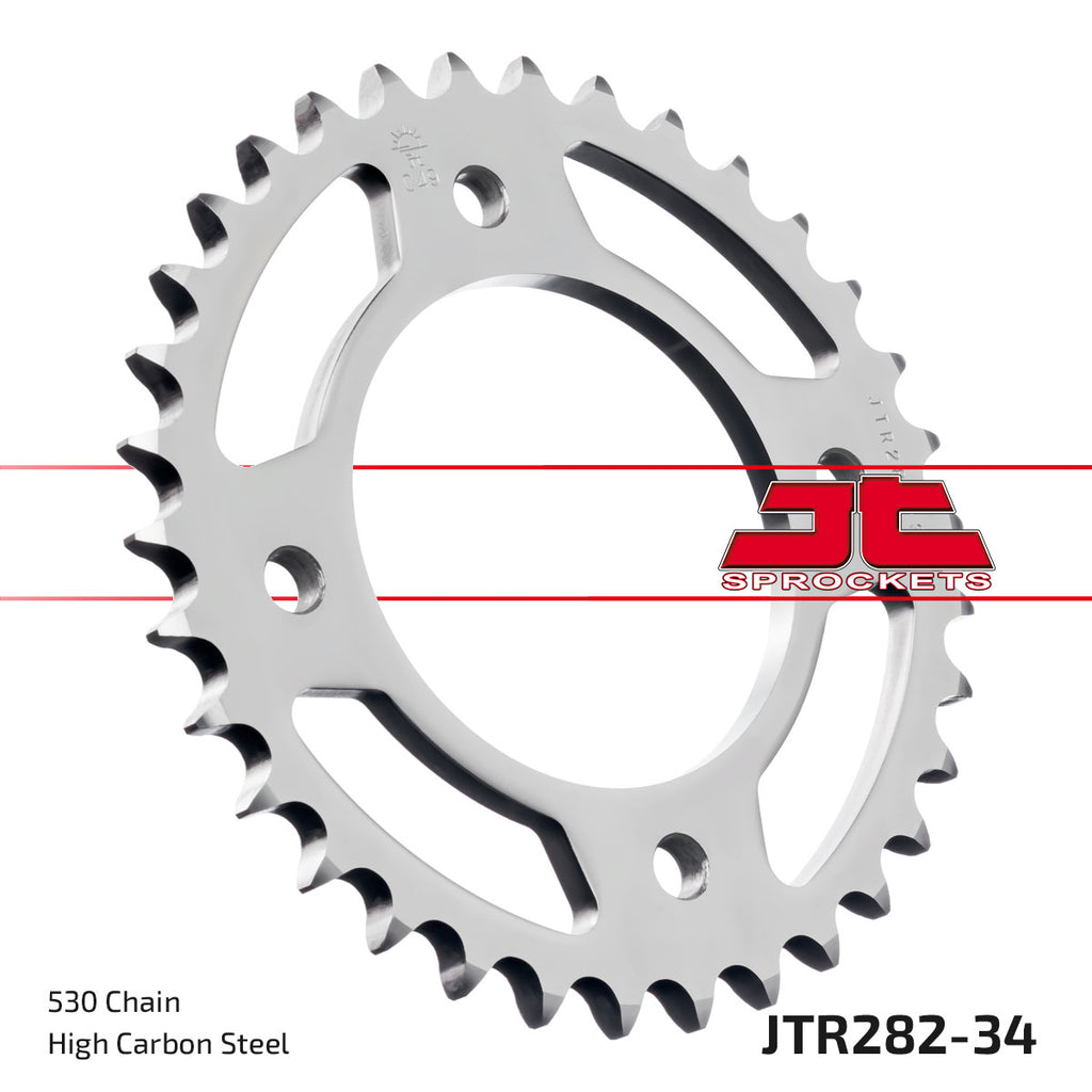REAR SPROCKET JTR282.34 JT 530 SILVER