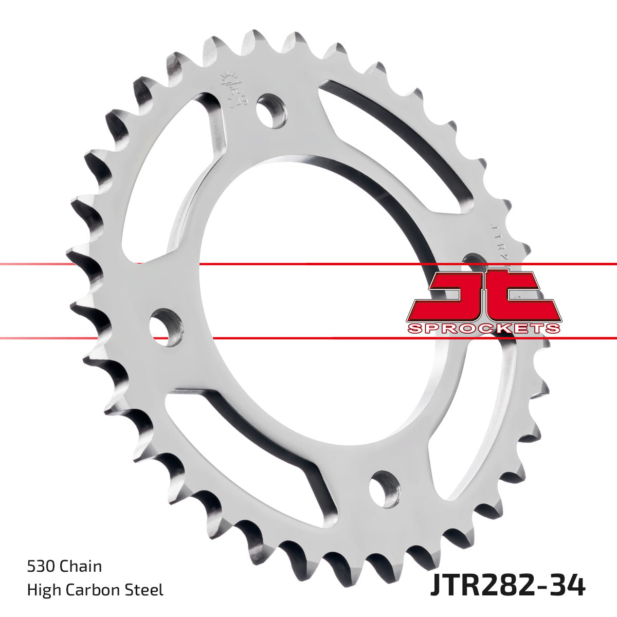 REAR SPROCKET JTR282.34 JT 530 SILVER
