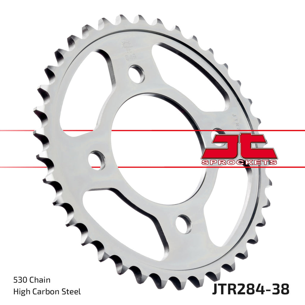 REAR SPROCKET JTR284.38 STEEL, HONDA ROAD JT